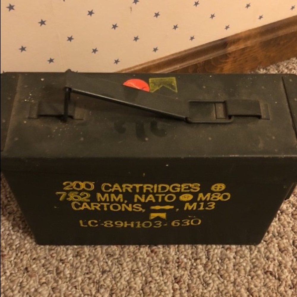 Vintage ammo crate